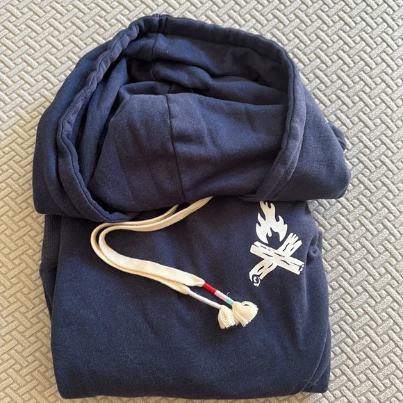 Oversized crop WildFox navy bonfire and booze hoodie. Size small but fits as M. - Picture 5 of 7